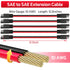 10 AWG SAE to SAE Extension Cable 10 Gauge 2-Pin SAE Connector Extension Cord with Dual Head Plug for Solar Panel Automotive Car Motorcycle 12in...