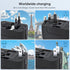 Travel Adapter, Worldwide All in One Universal Travel Adaptor AC Power Plug Adapter Wall Charger with USB-C and USB-A Charging Ports for USA EU UK...