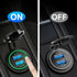 Car USB Outlet 12V Charger Socket, Qidoe Waterproof 36W Dual QC3.0 USB Power Socket with Touch Switch DIY Car USB Port for Car Boat Marine RV Moto...