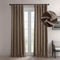 HPD Half Price Drapes - Faux Linen Curtains for Living Room (1 Panel) - 50W X 84L - Textured Room Darkening Curtains for Bedroom 84 Inches Long - ...