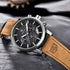 BENYAR Quartz Chronograph Waterproof Watches Business and Sport Design Leather Band Strap Wrist Watch for Men...