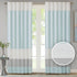 Madison Park Window Curtain Single Panel Faux Silk, Elegant Pleats, Rod Pocket Curtains for Living Room Privacy, Room Darkening Window Curtain for...