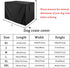 Double Door Dog Crate Cover Wire Dog Cage Cover Waterproof Durable Lightweight 420D Polyester Pet Kennel Cover Indoor Outdoor Protection Cage Cove...