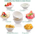 100 Pcs 8oz Disposable Paper Bowls,Natural Compostable Bowls,White Heavy-Duty Bagasse Bowls for Parties,Catering and Everyday Use...