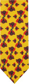 Jacob Alexander Men's Turkey Happy Thanksgiving Regular Neck Tie - Yellow Brown...