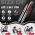 5 Pieces Stylus Pen for Touchscreen Devices Multi-Function Capacitive Pen with LED Flashlight Writing Pens with Ballpoint 3 in 1 Metallic Pens wit...