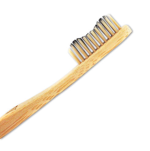 Bamboozled | Bamboo Toothbrush | Charcoal Infused BPA Free Medium Bristles | Organic & Sustainable | Biodegradable & Eco-Friendly | Set of 8 | The...