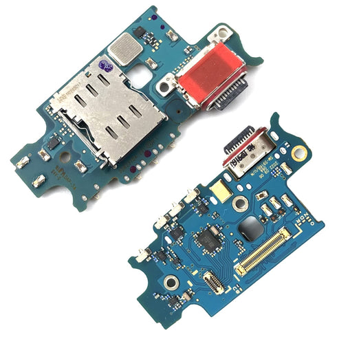 USB Charger Charging Port Plug Mic Microphone PCD Board Flex Cable Connector Replacement Compatible with Samsung Galaxy S23 Plus S916U S916 S916U1...