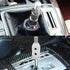 Shift Knob Shifter Adapter Universal Car Shift Knob Adapter Aluminum Alloy M10x1.5 Gear Shift Knob Adapter for Non-Threaded Manual Transmission,Ca...