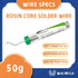 New Formula Lead Free Rosin Core Solder Wire for Stainless Steel,Al,Zn,Fe,Cu etc..(1.4oz/2pack)...