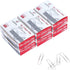 #1 Smooth Paper Clips, 600 Medium Paper Clips (6 Boxes of 100 Each), Paperclips for Office School & Personal Use, Daily DIY, 1-2/7" Silver Paper C...
