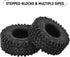 INJORA 1.0 Tires - 57 * 22mm S5 Super Soft Sticky Crawler Tires for TRX4M Axial AX24 SCX24 FCX24 Enduro24 Upgrade,T1016...