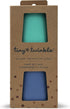 Tiny Twinkle Silicone Baby Cup 2 Pack - Open Training Cup for Independent Drinking, 4 oz (Blue, Mint)...