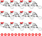 FERRODAY 12-Pack 18mm Glass Bottle Caps with Replacement Silicone Gaskets - Airtight, Leakproof, Easy Swing Top Lids...