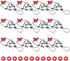 FERRODAY 12-Pack 18mm Glass Bottle Caps with Replacement Silicone Gaskets - Airtight, Leakproof, Easy Swing Top Lids...