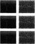 Replacement Sponge (6-month pack) for Aquarium Filter, Fish Tank Filter Replacement Parts, Including 3 x Fine Sponge & 3 x Coarse Sponge...