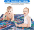 Houkiper Kids Carpet Playmat Rug, Multiple Themes Play Mat Felt Cloth Kids Rugs Foldable Anti Slip Kids Rug for Playroom Kids Play Rug Toys Kids C...