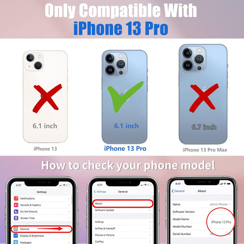 Toycamp for iPhone 13 Pro Case, Cute Funny Skull Skeleton Design for Women Girls Boys Teens for iPhone 13 Pro Cases, Cute Cartoon Skeleton Print C...