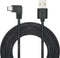 Right Angle Dash Cam Power Cord 11.5FT,90 Degree Mini USB Charging Cable 24AWG for Garmin Nuvi GPS,Canon Camera,Dash Cam etc Mini USB Devices(Blac...
