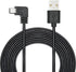 Right Angle Dash Cam Power Cord 11.5FT,90 Degree Mini USB Charging Cable 24AWG for Garmin Nuvi GPS,Canon Camera,Dash Cam etc Mini USB Devices(Blac...