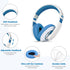 rockpapa Comfort Kids Headphones for School, Lightweight Childrens Boys Girls Teens Over-Ear Headphones Wired 3.5mm for CD DVD Player Tablet Phone...