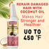 Heat Protectant Spray for Hair Coconut Heat Protectant Product- Keratin Protein Hair Serum Anti Frizz Control Repair Hair- Rose Water Spray for Ha...