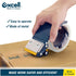 Excell Anti-Backflow Metal Packaging Tape Dispenser (2" Wide) for Packaging, Transportation, Moving and Box Sealing Carton (Tape Gun)...
