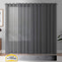 PAIRS TO GO Montana Modern Decorative Tab Top Window Curtains for Bedroom or Living Room (2 Panels), 30" x 84", Indigo...