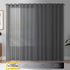 PAIRS TO GO Rod Pocket Sheer Window Curtains for Bedroom or Living Room (2 Panels) 59 in x 63 in...