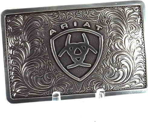 Ariat Men's Rectangle Filagree Shield Buckle...