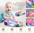 Toys for 1 2 3 Year Old Boy, Baby Toys 6 to 12 Months Electric Car Toys for Boys Girls Toddlers with Cool Light & Sound Effect, Great Christmas Bi...