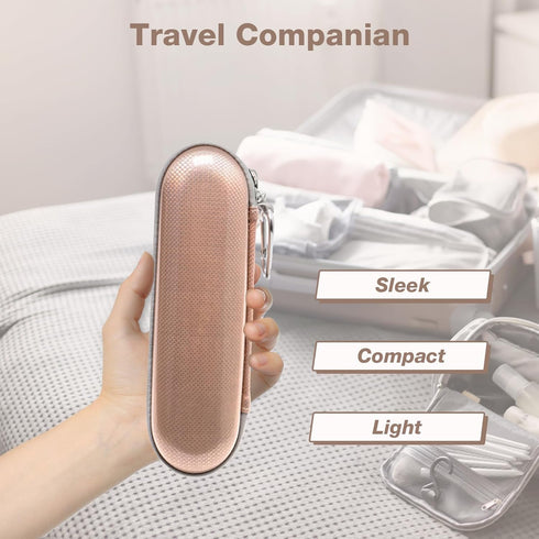 Hard Shell Durable EVA Electric Toothbrush Case - Waterproof PU Surface Layer with Shockproof EVA Material and Moisture Resistant Tin Foil Inner L...