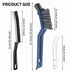 4 Pcs Cleaning Tool Set, Crevice Cleaning Brush, Hard Bristle Crevice Cleaning Brush, Household Use Multifunctional Gap Cleaning Brush with Built-...