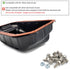 Engine Oil Pan Bolt kit - Compatible with Honda - Compatible with Acura K Series K20 K24 - for Black Steel Pan...
