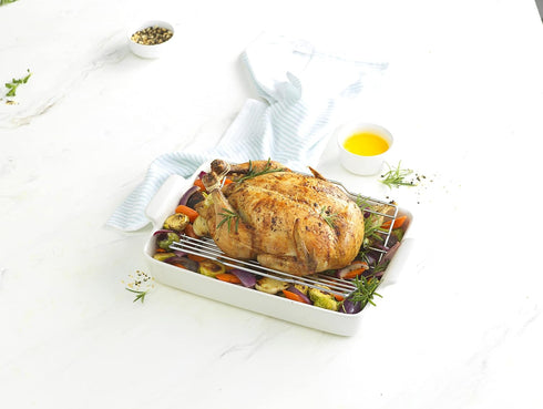BRADSHAW INTERNATIONAL 23803 Chrome Adjustable Roast Rack...