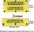 Funny Dog Leash Sleeve Learning Please Ignore Us Dog Leash Wrap Sleeve Alert Tag Pet Birthday Gift (Learning Ignore-YE Sleeve)...