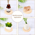 Pllieay 2Pcs 5 Inch Round Wooden Plaque Natural Pine Wood Base Unfinished Circle Plaque for Craft Projects and DIY Home Decoration...