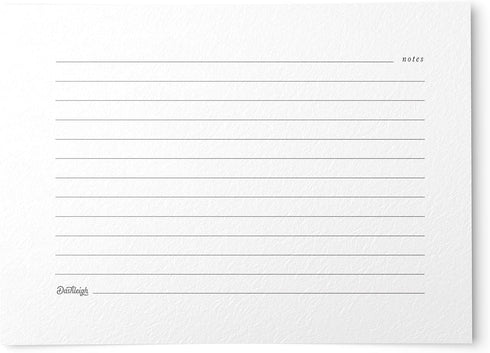 Floral Foil Border Recipe Cards, Set of 50, 4x6 inches (Gold Foil/White)...