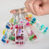 Dynamic Liquid Timers Key Chain Set, Colorful Motion Bubbler Timekeeper Key Chain, Liquid Hourglass Keychains...