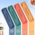 Reusable Utensils Set with Case, 4 Sets Portable Knives Spoons and Forks Chopsticks Travel Cutlery Set for Lunch Box Accessories, Plastic Camping ...