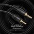 TNP 2.5mm to 3.5mm Adapter Cable (15FT) - Bi-Directional Male to Male 2.5 to 3.5 Subminiature Stereo Audio Jack Extension Converter Cable Gold Pla...