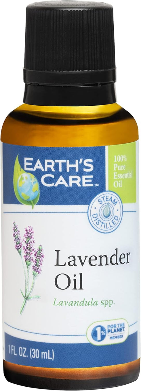 Earth's Care Lavender Oil Pure Steam Distilled 100% Lavender Essential Oil for Diffuser and Aromatherapy...