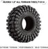INJORA 1.0 Tires - All Terrain Super S5 King Trekker Soft Sticky Tires for 1/18 TRX4M 1/24 RC Crawler Axial SCX24 FMS FCX24 Enduro24 (T1014)...