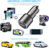 USB Car Charger,36W Dual Quick Charge 3.0 Car Adapter for Moto G Power/G Stylus 2022 2020 2021,G Fast/G Play/G100/G Pure,Edge Plus,Motorola One 5G...