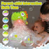 Bubble Bath Toys - Dinosaur Bath Toys with Sound & Lights, No Mold Baby Bath Toys for Toddlers, Automatic Bath Bubble Machine Bath Tub Toys Bath B...
