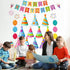 Fulmoon 48 Pcs Happy Birthday Bulletin Board Set Monthly Hat Birthday Cutouts Birthday Hat Bulletin Board Birthday Calendar Balloon Cutouts Classr...