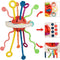 Montessori Toys, Food Grade Silicone Pull String Activitys, Developmental Pulling Teething Baby Sensory Toy, Car Seat Airplane Travel Toddler Boy ...