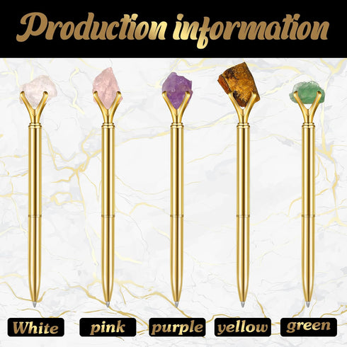 Glenmal 10 Pcs Crystals Pens Inspirational Crystal Pen Diamond Fancy Pens Graduation Gift Pens Bling Diamond Pens Motivational Gifts for Women Gra...