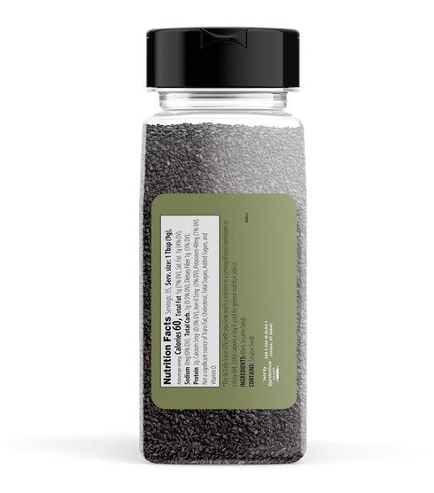 Unpretentious Black Sesame Seeds, 2 Cups, Whole, Natural, and Nutty Flavor...