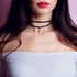 50 Pcs Black Necklace Cord Necklace String Rope with Clasp Waxed Leather Necklace Cord for Charms Pendants Jewelry Making, 18 Inch...